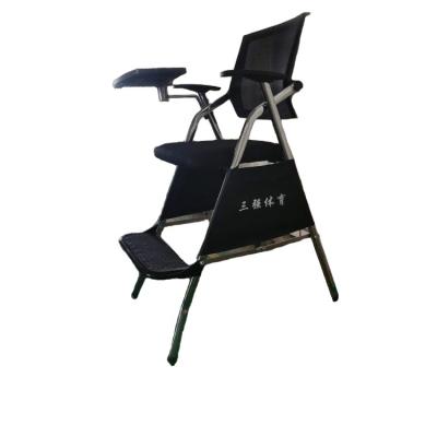 China New Design Modern Portable Folding Chair Black Indoor Folding Chair With Armrest for sale