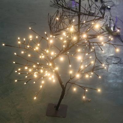 China Holiday decoration tiktok pop colors small decorative 0.5m lighting warm white cherry trees multi pattern light lights for park street plaza for sale