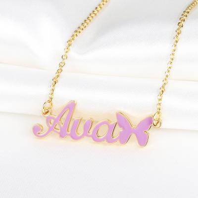 China Custom CLASSIC Indian Necklaces Gold Color Stainless Steel Wind Dripping OEM Indian Shangjie Necklaces for sale