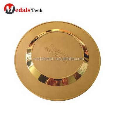 China Africa Design Free Service Zinc Alloy Engraved Gold Plated White Metal Custom Logo Thin Metal Plate for sale