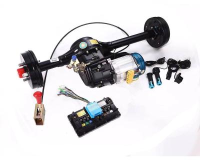 China Passenger HEAVY DUTY Differential Rear Axle with Motor, Controller and PMSM Throttle Kits for sale