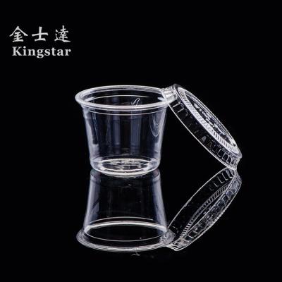 China Hot sale disposable plastic food container fruit salad packaging container with dome lid for sale