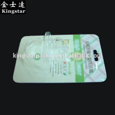 China Plastic Clamshell Blister Packaging For Baby Nipple Blister Packaging Tray à venda