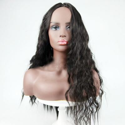 China European and American Fashion Loose Wave Headband Lace Fronta Preplucked Brazilian Full Lace Hair Wig for sale