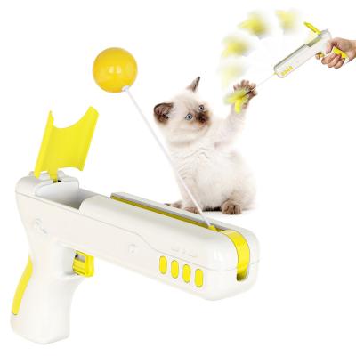 China Manufacture Rebound Stocked Cat Ball Interact Toy Pet Technology for Chewing for sale