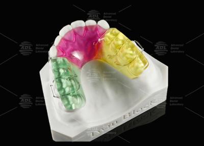 China Acrylic Twin Block Orthodontic Appliance For Correcting Malocclusion for sale