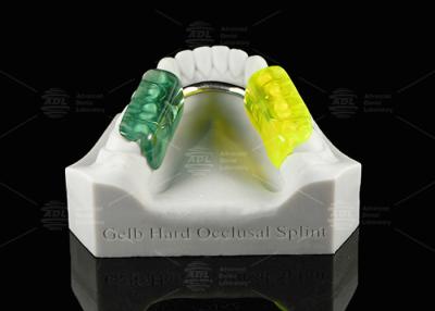 China Comfort Gelb Hard Occlusal Splint Acrylic Resin Occlusal Guard Hard Appliance for sale