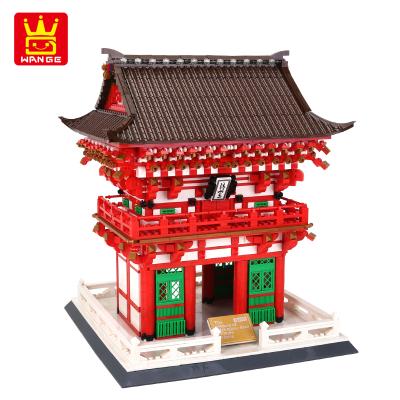 China Japanese Block Wange Top Selling Plastic Japanese Kiyomizu Temple Blocks Kids Learning Educational Toys for sale