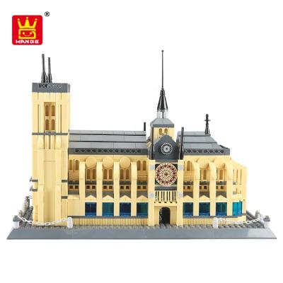 China wholesale 2021 toys children's gift sets wholesale legoing 2021 toys children's gift sets plastic brick building Notre Dame de Paris brick toy blocks set for sale