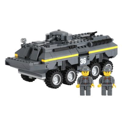 China Building Toy Wange Plastic army armored vehicle military block toys war legoing for sale