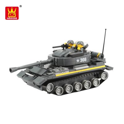 China Building Toy Wange Plastic Military army set ww2 legoing heavy tank building block brick toys for sale