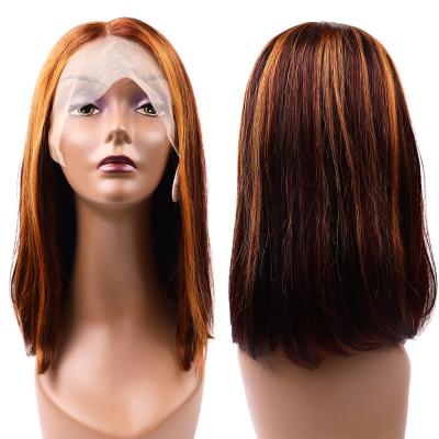 China 13x6 Hd Lace Front Human Hair Wigs For Swiss Transparent Colored Women Lace Front Wigs Glueless 100% Virgin Hair Wig Vendors for sale