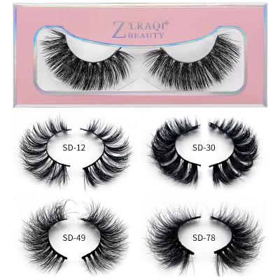 China Luxury Wholesale Natural Soft Beauty Mink Lashes 3d Mink Eyelashes Bulk Seller Long Soft Strip 15mm Mink Natural Eyelash Lashes With for sale