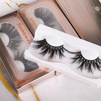 China Wholesale Brand Thick Soft Natural Mink Eyelashes Vendor Custom Your Logo Lowest Price Mink Eyelash Soft 25Mm Package From Huapan for sale