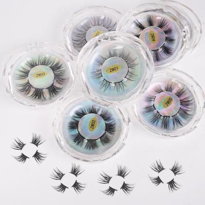 China Hot-Selling Styles Slim Strip Segmented Diy False Eyelashes Custom Strip Lash Box Eyelash Segments Long Segment Pre-Cut False Mink Eyelash for sale