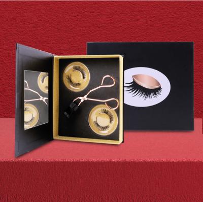 China Huapan Long Tapered Fluffy Natural Mink Eyelashes Free Sample 2 Pairs 8D Eyelash Magnetic Private Label Mink Eyelashes And Custom Boxes for sale