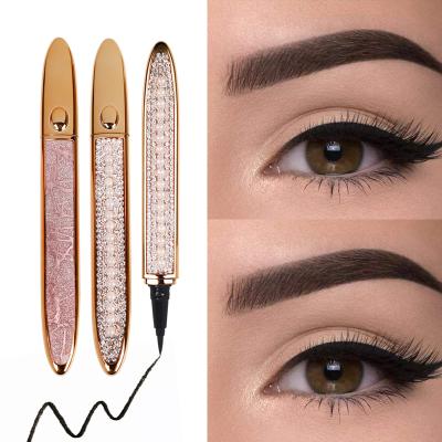 China Mink Waterproof Magnetic Eyeliner Pen 3d Eyeliner Pen Easy Remove Custom Packing for sale