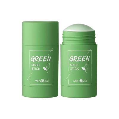 China Moisturizer Mud Film Stick Paint Style Deep Cleansing Solid Mask With Green Tea, Red Film Web Section Mud To Remove Grease for sale