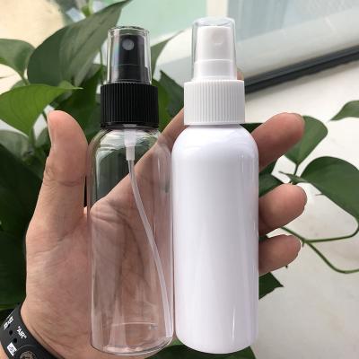 China Cosmetic Empty Transparent Fine Bottle 50ml 75ml 100ml 250ml White/Clear Plastic Spray Mist Spray Bottles for sale