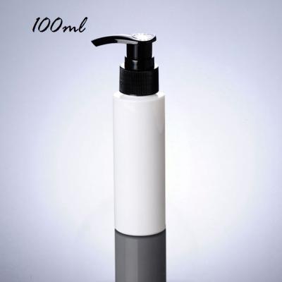 China Recyclable Leak-proof Natural Design Black Cap Pet Bottle 100Ml 150Ml 200Ml Foam Pump Pet Cosmetic Bottle for sale