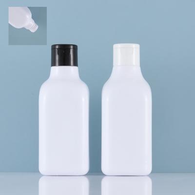 China 200ml Luxury Cosmetic BEAUTY PACKAGING Body Shampoo Custom Body Wash Bottle Plastic White Packaging for sale