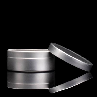 China Silver Aluminum Eye Cream Jar 15g 20g 25g Small Capacity Aluminum Cosmetic Cream Jar for sale