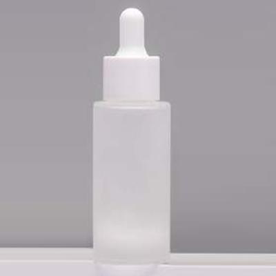 China Personal Care Dropper Bottle Personal Care Serum Bottle Essential Oil Glass Frosted Bottles With Dropper for sale