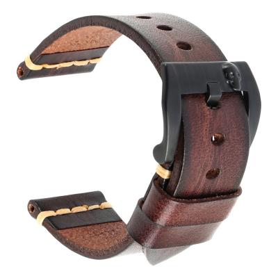 China Fashion\MAIKES Watch Band Leather Watch Strap 2021 Selling Luxury Popular Hot Handmade Italian Cowhide Dress Strap 18mm 19mm 20mm 21mm 22mm 23mm 24mm 26mm for sale