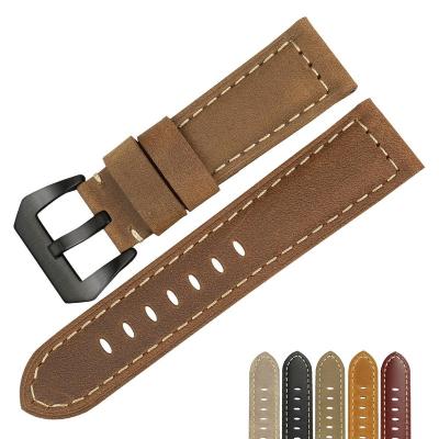 China MAIKES 22mm 24mm Leather Strap 26mm Watch Band, 2021 Newest Smartwatch Bands Strap Watchband For Women Men for sale