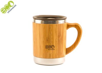 China Bamboo Coffee Drinking Mug With Bamboo Handle for sale