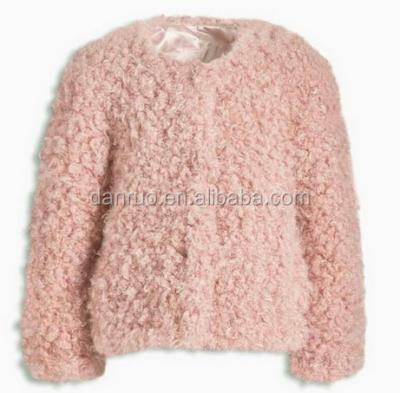 China Anti-pilling anti-pilling new autumn and winter imitation lambs surround the hair baby jacket jacket coat children's clothing for sale