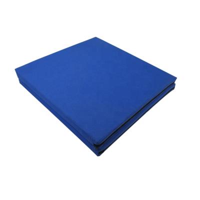 China Flex Rolled Up Folding Gymnastics Easy Cost Effective Mats Cheerleading Mats For Sale Gx-1708 for sale