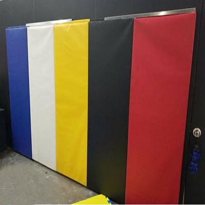 China Cheap PVC Leather Wall Pads and High Density Foam Factory PU Wall Mat Gym Mat for WALL PADDING for sale