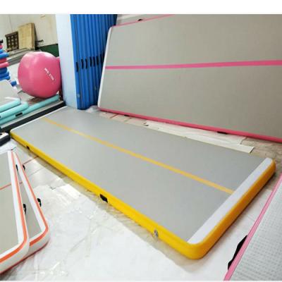 China Gym Customized Logo Gym Inflatable Gymnastics Air Tumble Track For Sale. for sale