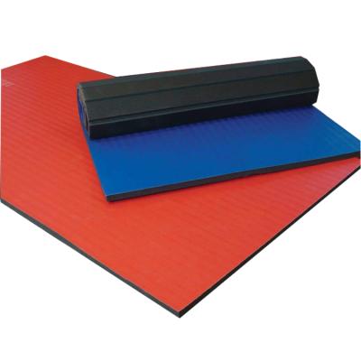 China Eco-friendly.anti-slip.water-proof high quality flexi PVC vinyl soft surface XPE bonded foam martial arts roll out mats for Jiu Jitsu for sale