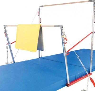 China Sports Center Hot Selling FIG STANDARD International Standard Movable Uneven Bars For Competition for sale