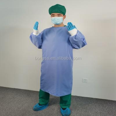 China Reusable And Washable FCP96J Surgical Gown Antistatic Medical Isolation For Doctor Hospital for sale