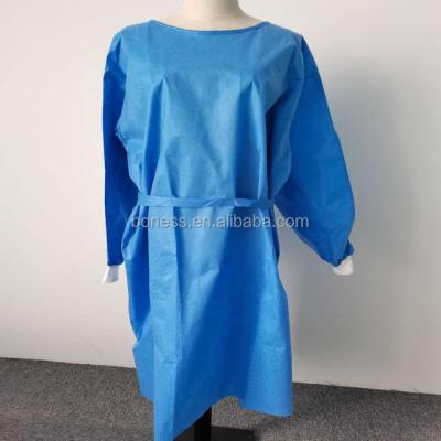 China YGL27J Waterproof Disposable Nonwoven Surgical Gown In Reinforced For Hospital for sale