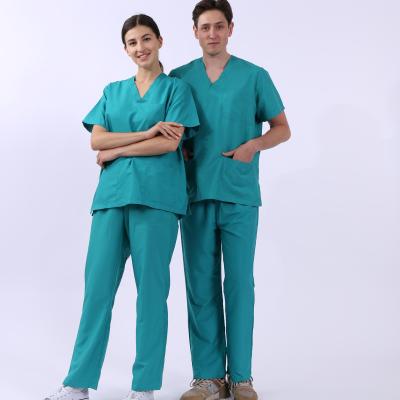 China Medical Hospital Factory Hot Sale Polyester Scrubs Sets For Hospital Uniform for sale