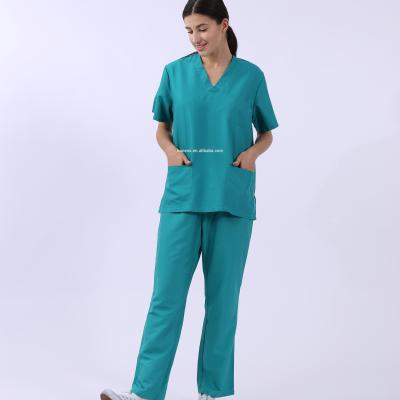 China Hospital Fashion Breathable Factory Medical Surgical Scrubs Set For Hospital Uniform for sale