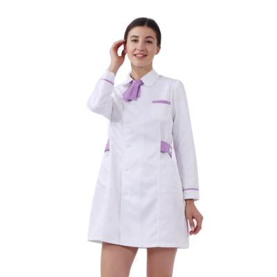 China New Reusable Washable Waterproof Hospital Fabric 100%Polyester Nurse Uniform For Hospital for sale