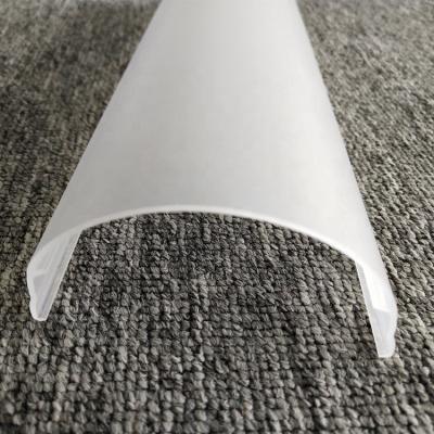 China Modern Linear Frosty Acrylic PMMA Lamp Shade With W87mm*H44mm Size for sale