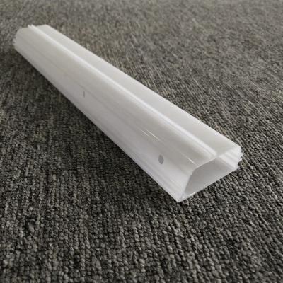 China Eco-friendly Plastic Shell PC Resin Housing White Plastic Tube For Led Tube Lamp for sale