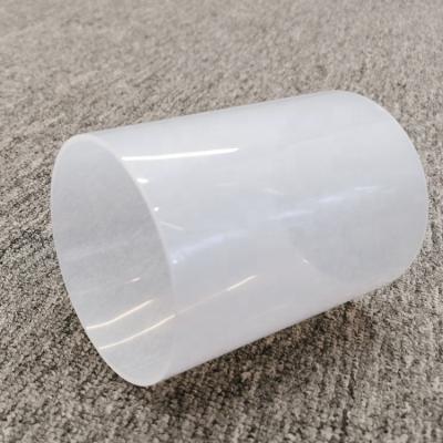 China LED Diffuser Lighting Large Diameter Extruded Round Clear Acrylic Diffuser Tube for sale