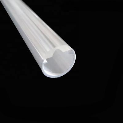 China LED Parts / Lamp Plastic Co-extruded Tube PMMA Tube Light Fixture Service Tube For Cabinet Lighting And Closet Light for sale