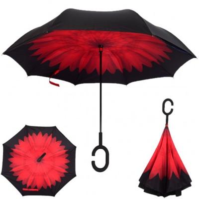 China Modern C Shape Right Hand Free Umbrella For Advertising for sale