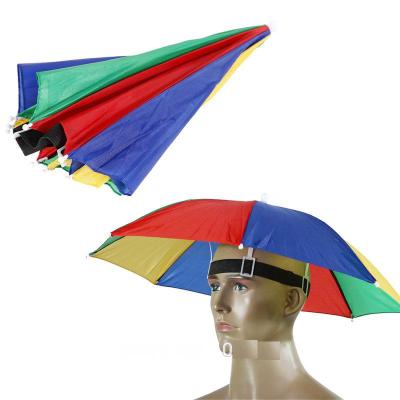 China Modern Promotional Custom Head Umbrella Hat for sale