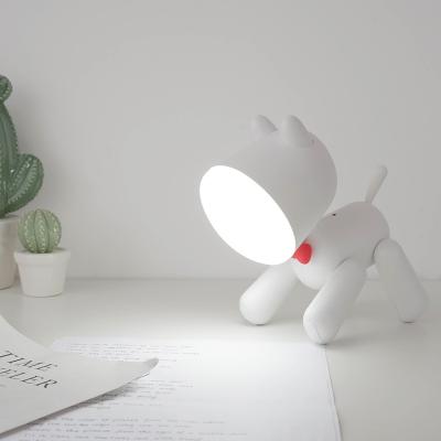 China Lighting Works Cute New Puppy Eye Protection Lamp Dog LED Reading Table Kids Wooden Desk Study Lamp Light Children for sale