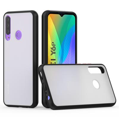 China Shockproof Soft Skin Touch Feeling 2 In 1 Hybrid Cel Phone Case For Huawei Y6 Pro 2019 Back Cover for sale