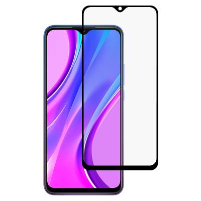 China Anti-scratch Full Glue Full Glue Phone Tempered Glass Mobile Phone Screen Protector Film For Xiaomi Redmi 9 for sale